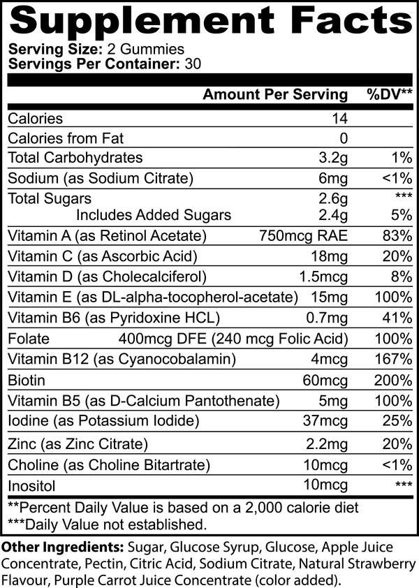 Multivitamin Bear Gummies (Adult) - Resist Age