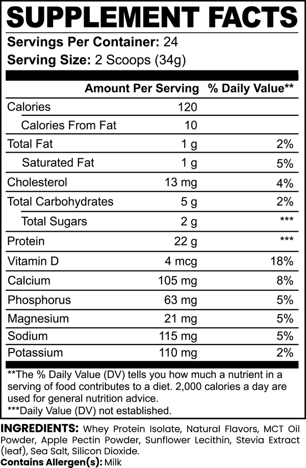 Advanced 100% Whey Protein Isolate (Vanilla) - Resist Age