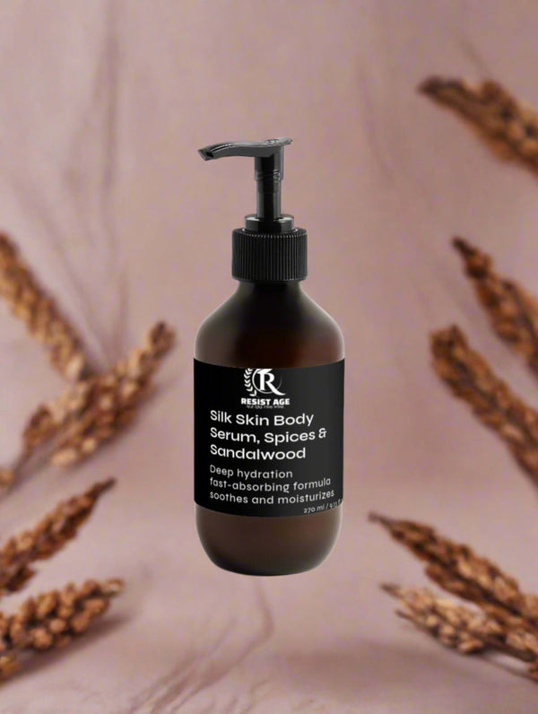 Silk Skin Body Serum, Spices & Sandalwood - Resist Age